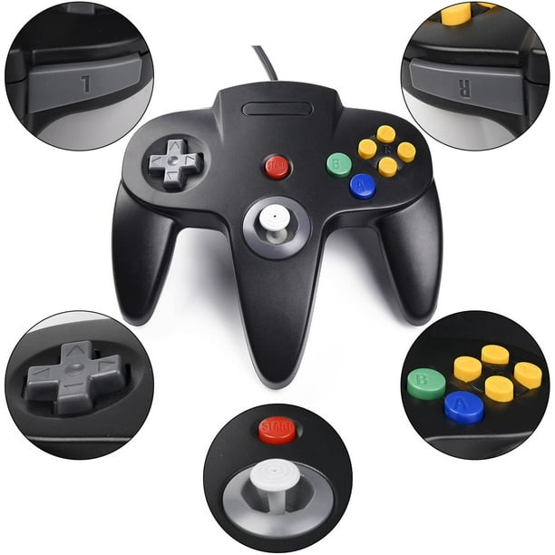 Manette N64 pour Nintendo 64 Noir - Manette - Achat & prix