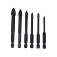 thumbnail image 4 of WHAMVOX 6-Piece Multifunctional Drill Bit Set for Masonry, Tile, Wall Drilling - Coated Bits, 4 of 8