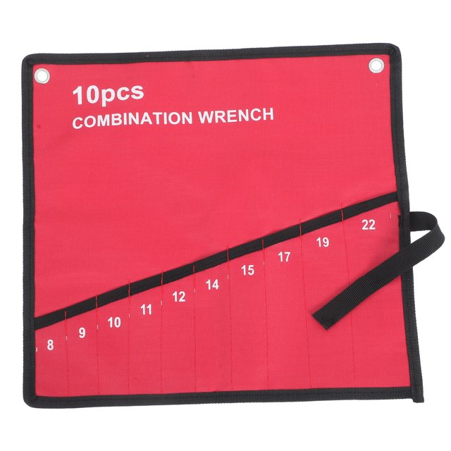 Pochette Roulante pour Clé à Molette Robuste Porte-Clés Organisateur de Sac pour Clé à Molette Organisateur de Rouleau pour Électricien Plombier Charpentier