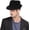 Black, variant on Fedora Hat Men Felt Panama Jazz Hat Women Classic Manhattan Structured Trilby Hat Short Brim  Fedora Hat Band
