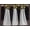 White, variant on Lemon Blossoms Wraparound Snap Hanging Towels (Set of 2) by Penny's Needful Things (Terrycloth Color: Gray)