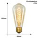 thumbnail image 3 of Bombilla Edison E27 220 V 40 W Lámpara Edison retro vintage ST64 G80 G95 G125 Bombilla incandescente Bombilla de filamento para decoración del hogar, 3 of 5