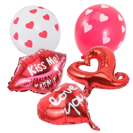 GOOHOCHY Wedding Decorations with Premium Aluminum Foil and Latex Balloons for Valentine's Day Assorted Color