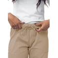 thumbnail image 4 of Sivvan Womens Scrub Set - Multi Pocket Cargo Pants & Stylish Mock Wrap Top, 4 of 6