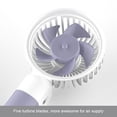thumbnail image 4 of Ventilador de mano Injueey silencioso y potente Rosa, 4 of 6