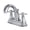 Chrome, variant on Kingston Brass KS7615BEX 4 in. Centerset Bathroom Faucet, Oil Rubbed Bronze