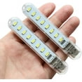 thumbnail image 4 of SHAR USB Lamp, Night Light Socket, Small LED Light Bar with 8 Lamp Beads for Power Banks/Portable Power Stations (8 in a Pack) (White), 4 of 5