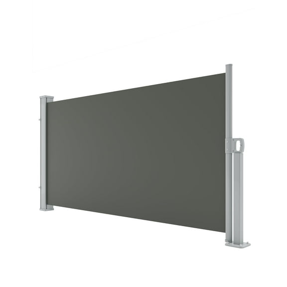 Huisuilinss Retractable Side Awning,71''x138'' Folding Privacy Screen Protection Awning,Waterproof & UV-Resistant Privacy Divider For Patio Balcony Pools Courtyard,1PCS