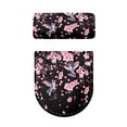 thumbnail image 2 of HELLHERO Cherry Blossoms Polyester Toilet Lid Seat Cover Set & Elastic Installation Toilet Lid Cover Set & Universal for Indoor Home Stretch, 2 of 6