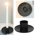 thumbnail image 3 of Candelabro de Pilar Nórdico Candelabros de Mesa para Fiesta , negro pequeño, 3 of 8