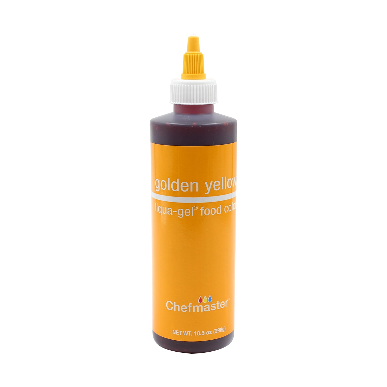 Chefmaster by US Cake Supply 10.5oz Golden Yellow Liqua-Gel Cake Food Coloring