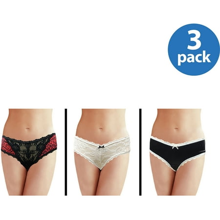Smart & Sexy Women's Retro V-Kinis, 3-Pack