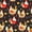 Black Red, variant on Erosebridal Rooster Twin Sheets for Boys Girls, Vintage Herbs Bedding, 3 Pieces 1 Flat Sheet 1 Fitted Sheet and 1 Pillowcase