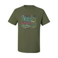 thumbnail image 2 of Wild Bobby, God Grant Me Serenity Courage and Wisdom Prayer Faith Inspirational/Christian Men's Graphic T-Shirt, Military Green, Medium, 2 of 3