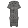 thumbnail image 4 of Vestido de verano con bolsillos sueltos y rayas negras de Camelb. Vestidos de noche. Conjuntos de verano para mujer 2025., 4 of 6