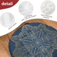 thumbnail image 4 of Round Meditation Cushion, 22" Dutch Velvet Floor Pillow with PP Cotton Filling for Yoga, Zen, Reading, and Floor Seating, Boho Print, 4 of 5