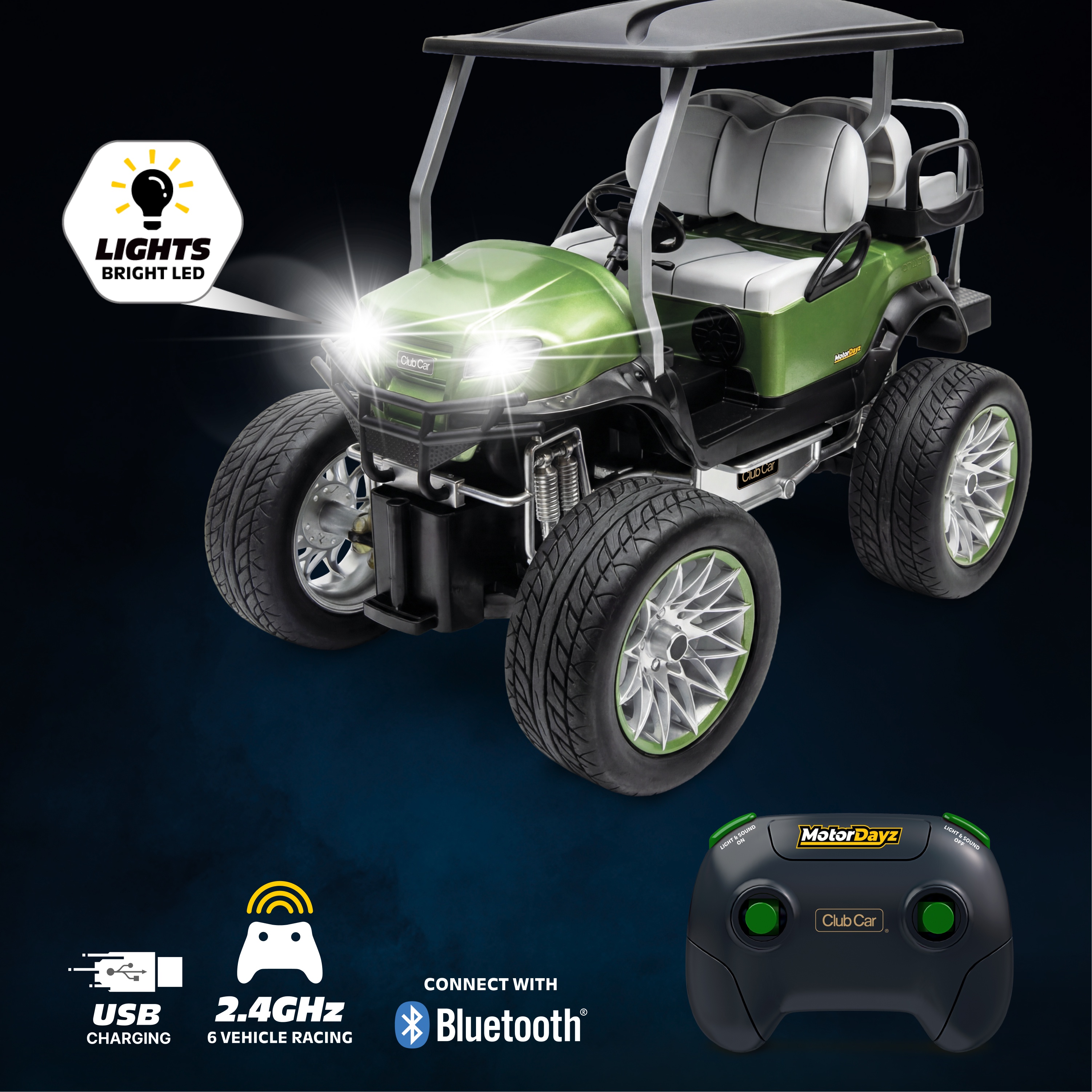 MotorDayz Club Car RC Golf Cart 1:15 Scale photo 7