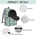 thumbnail image 3 of Robot and Blasters Blue Pattern Backpack for School, Cute School Bag with Adjustable Shoulder Straps and Padded Back, 15.7"x11.8"x5.5", 3 of 4