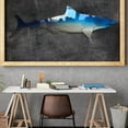 thumbnail image 4 of Rungungde Metal Shark Wall Art Decor, Shark Metal Art Wall Hanging Ornament Home Decoration, Shark Metal Wall Sculptures for Patio Living Room Bedroom Home Decoration, 4 of 14