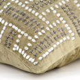 thumbnail image 3 of Euro Pillow Covers, Sage Green Euro Pillowcases 26x26 inch (65x65 cm), Velvet Euro Pillow Covers, Abstract, Pattern, Striped, Maze, Crystals, Modern European - Sage Green Enigma, 3 of 3