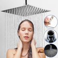 thumbnail image 1 of Shower Head Shower Heads & Showers Rain Shower Rainforest Shower Water Saving Shower Head 20cm, 1 of 5