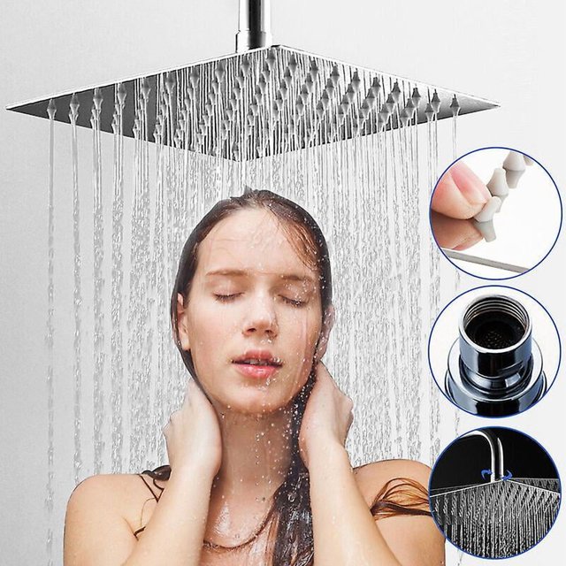 Shower Head Shower Heads & Showers Rain Shower Rainforest Shower Water Saving Shower Head 20cm