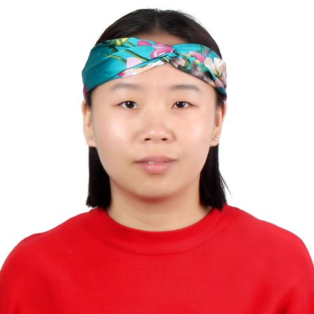 - Lady Silk Elastic Flower Pattern Twisted Knotted Head Wrap Turban Headband Green