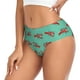 thumbnail image 2 of Fotbe Cartoon Lobsters 4 Calzones Estampados para Mujer – Ropa Interior de Algodón, Cómoda, Suave y Elástica-4X-Large, 2 of 6