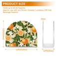 thumbnail image 3 of Oranges Green Leaves Flowers Napkin Holders for Tables Napkin Stand Paper Holder Organizer Tabletop Tissue Box Dispenser, 3 of 8