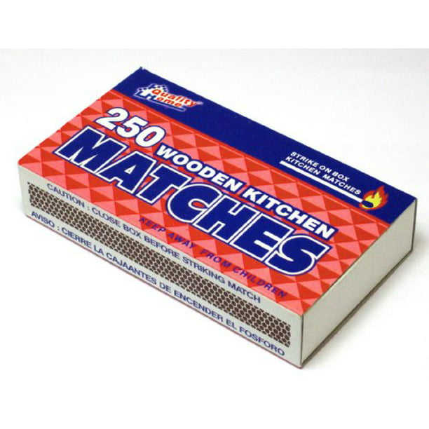 4 Packs Large Matches 250 Count Strike on Box Fire Starter 1000 Matches Lot