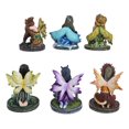 thumbnail image 6 of Pack Of 6 Fantasy Pretty Fairy Garden In Their Whimsical Worlds Small Figurines, 6 of 9