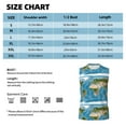 thumbnail image 6 of Easygdp Earth View World Map Men's Breathable Tank Tops Sleeveless Sporty T Shirts for Basketball, Mountaineering, Bodybuilding -XX-Large, 6 of 8