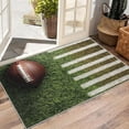 thumbnail image 3 of Sports Football Area Rugs, American Football Game Pattern Carpet, Washable Non Slip Low Pile Soft Rug for Living Room Bedroom Decor Mat 5x6ft, 3 of 8