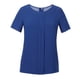 thumbnail image 1 of Brook Taverner - Camisa de manga corta modelo Verona para mujer (Azul Royal/Azul Marino) Brook Taverner UTRW5380_royalbluenavy, 1 of 1