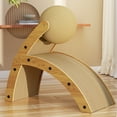 thumbnail image 3 of Cat Scratch Pad, Curved Cat Scratcher Rotatable Ball Comfortable  For Kitten, 3 of 8