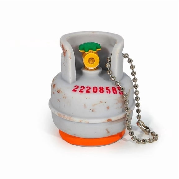 Practical Gas Canister Keyring Featuring Metal Materials Key Hanging Pendant