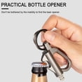 thumbnail image 2 of Fmxomd 2 Pack Match Keychain Lighter, Metal Infinity Lighters with Bottle Opener, Waterproof Match, Emergency Matchstick, Survival Flint Fire Starter (Black+Gold), 2 of 9