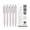 B, variant on Kilougeis 2026 New 5Pcs Cute Retractable Pens,Aesthetic Gel Pens,Smooth Fine Point Novelty Printing Pens Office Supplies for Women Men