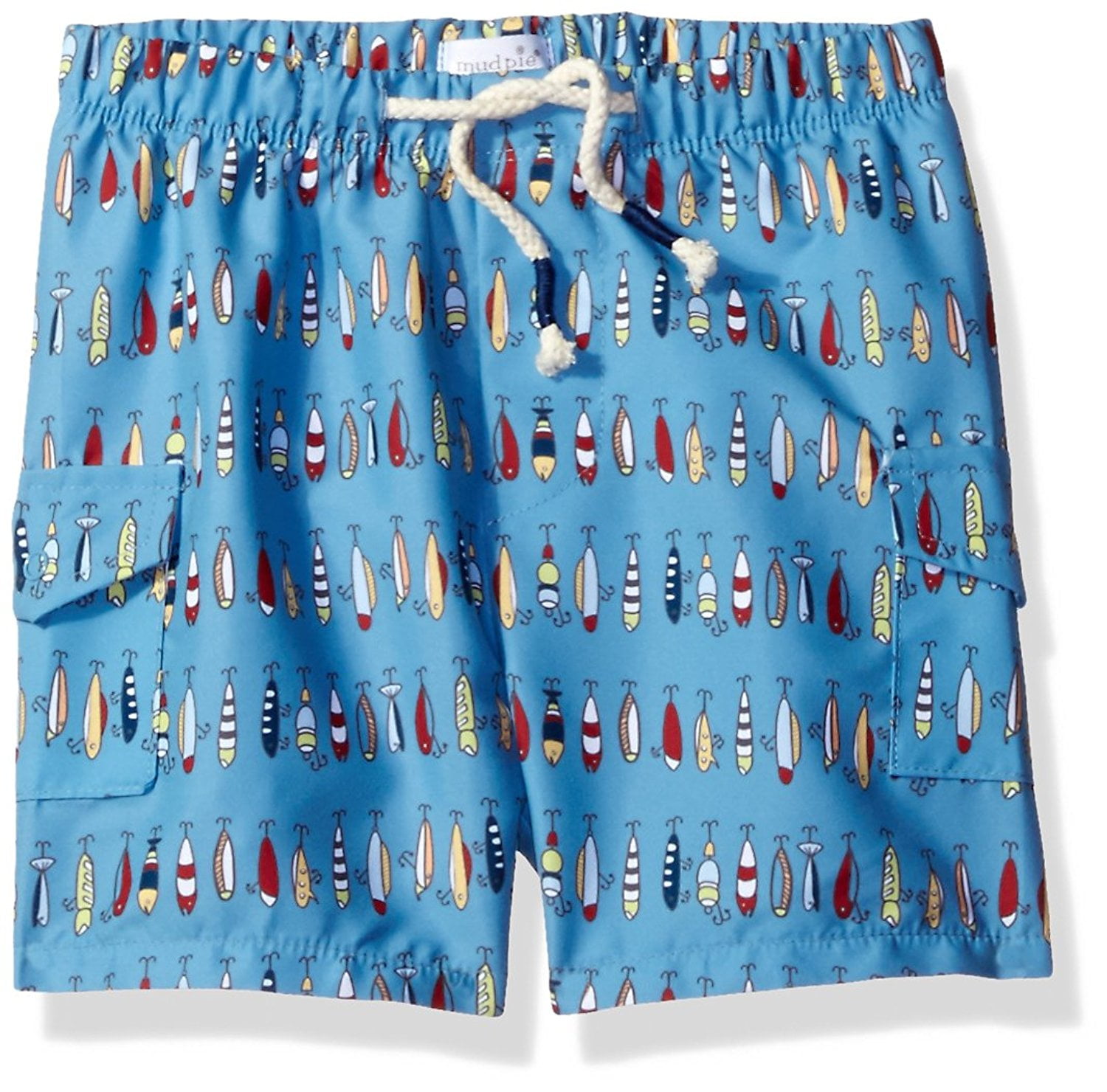 Mud Pie Baby Boys Shark Swim Trunks