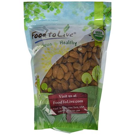 Almond Italian Truffles Italian Organic Almonds, 1 Pound - Kosher, Non-GMO, Raw, Sproutable, Vegan - by Food to Live ()