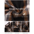 thumbnail image 5 of MOYIKO Plaid Shirts for Women Button Down Shirts Casual Loose Fit Long Sleeve Blouse Tops with Pockets, 5 of 7