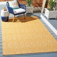 thumbnail image 2 of Safavieh Courtyard Teodor Geometric Indoor/Outdoor Area Rug, Gold, 4' x 5'7", 2 of 9