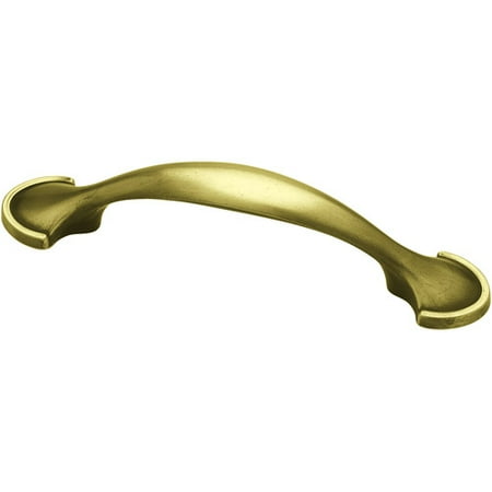 Liberty Tumbled Antique Brass 3" Half Round Foot Pull