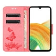 thumbnail image 5 of Feishell Wallet Case for Samsung Galaxy S24 Plus,Retro PU Leather Butterfly Embossed Pattern Full Protection Anti-Scratch Magnetic Clasp Flip Holder Card Slots & Cash Pocket Phone Cover,Pink, 5 of 9