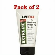 Tecnu Extreme Poison Ivy & Oak Scrub, Removes Poisonous Oils, 4oz, 2-Pack