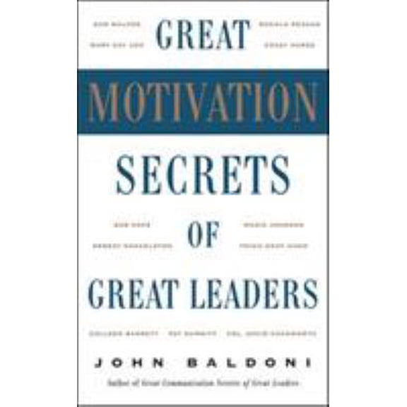 Pre-Owned Great Motivation Secrets of Great Leaders (Pod) (Paperback) 1259584836 9781259584831