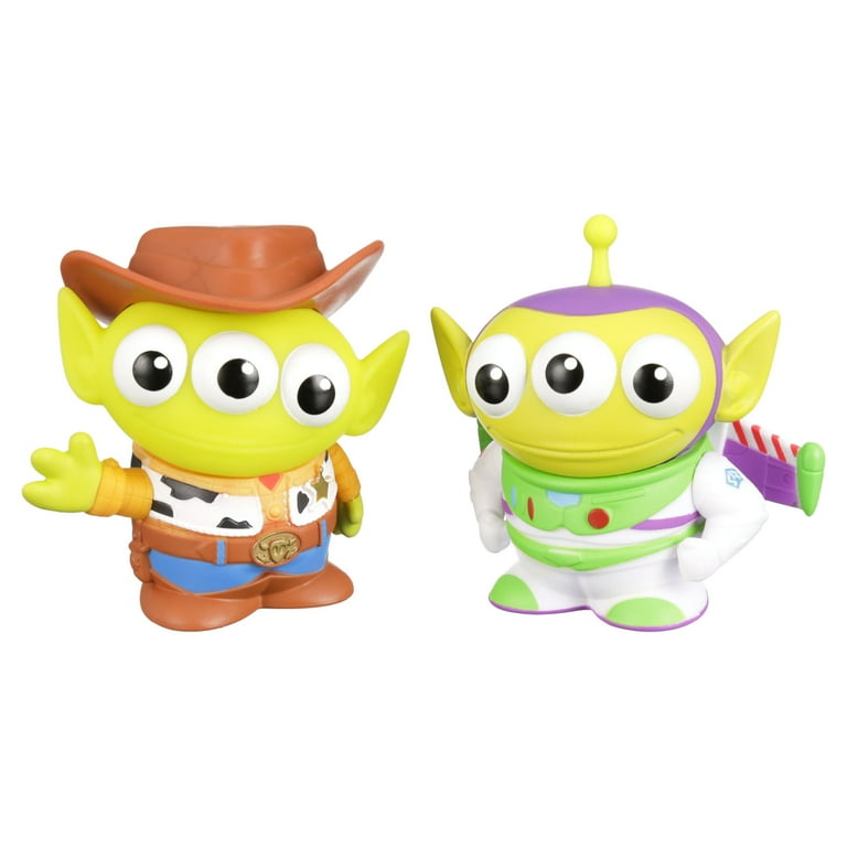 Disney Pixar Alien Remix Figures, Buzz Lightyear and Woody