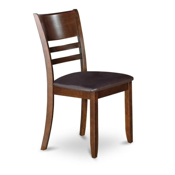 East West Furniture  6 Piece Dining Table Set- A Rectangle Dinner Table and 4 Dining Chairs with a Bench, Espresso (Seats Option) LYFD6-ESP-LC