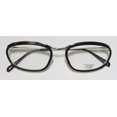 thumbnail image 2 of NEW OLIVER PEOPLES MASSINE MENS/WOMENS DESIGNER FULL-RIM TITANIUM BLACK / SILVER TITANIUM MADE IN JAPAN FRAME DEMO LENSES 52-18-133 EYEGLASSES/EYEGLASS FRAME, 2 of 9