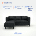 thumbnail image 2 of LASE Muebles Sala Roma Sofá con Otomán Adaptable con Cojines Oxford, 2 of 6